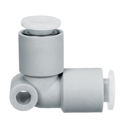 SMC KG Series Elbow Fitting, 4 mm to 4 mm, Tube-to-Tube Connection Style, KGL04-00
