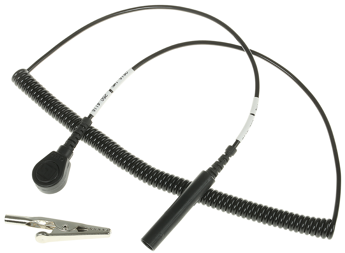 RS PRO ESD Grounding Cord