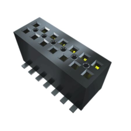 Samtec FLE Series Vertical Surface Mount PCB Socket, 40-Contact, 2-Row, 1.27mm Pitch, Solder Termination