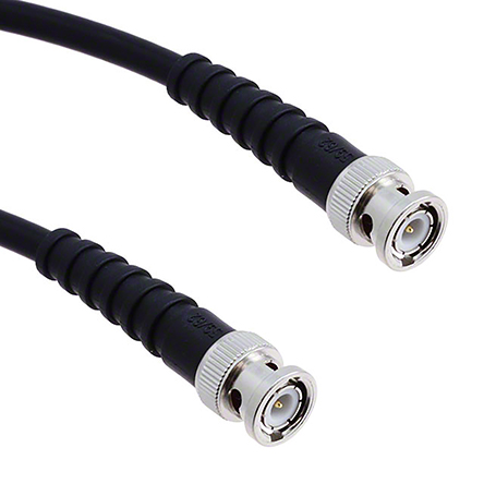 Cinch 415 Series, 304.8 mm, RG59 Coaxial, Terminated 50 Ω