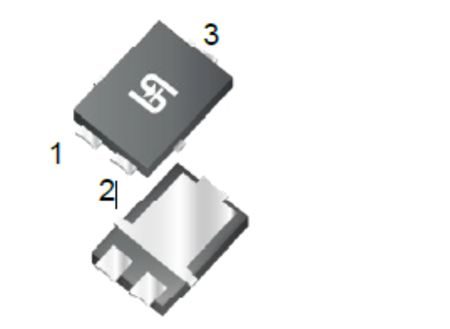 Taiwan Semiconductor 45 V 15 A Diode Schottky 3-Pin SMPC4 TSUP15M45SH