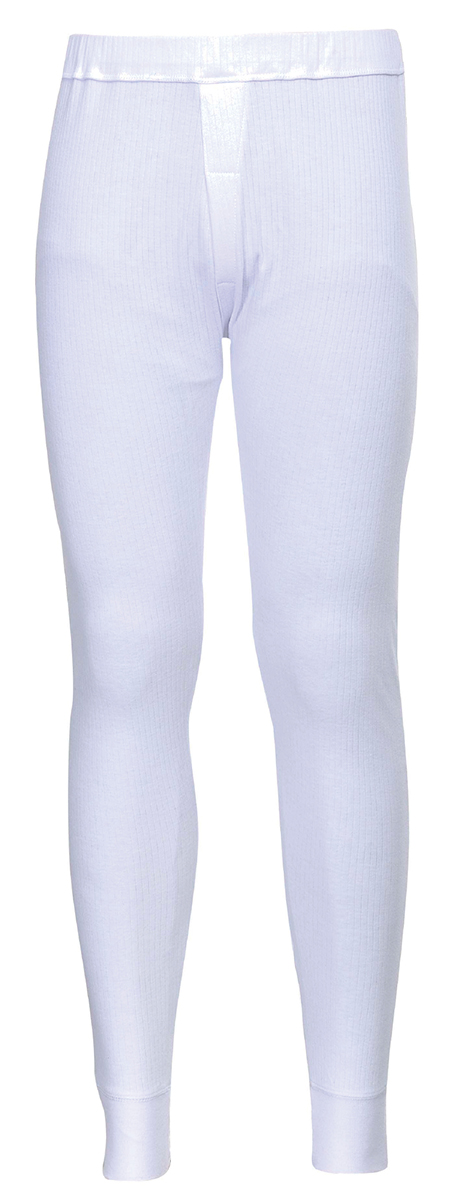 RS PRO White Cotton, Polyester Thermal Long Johns, XL
