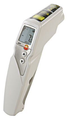 Testo 831 Infrared Thermometer, -30°C Min, +210°C Max, ±1.5 °C Accuracy, °C Measurements