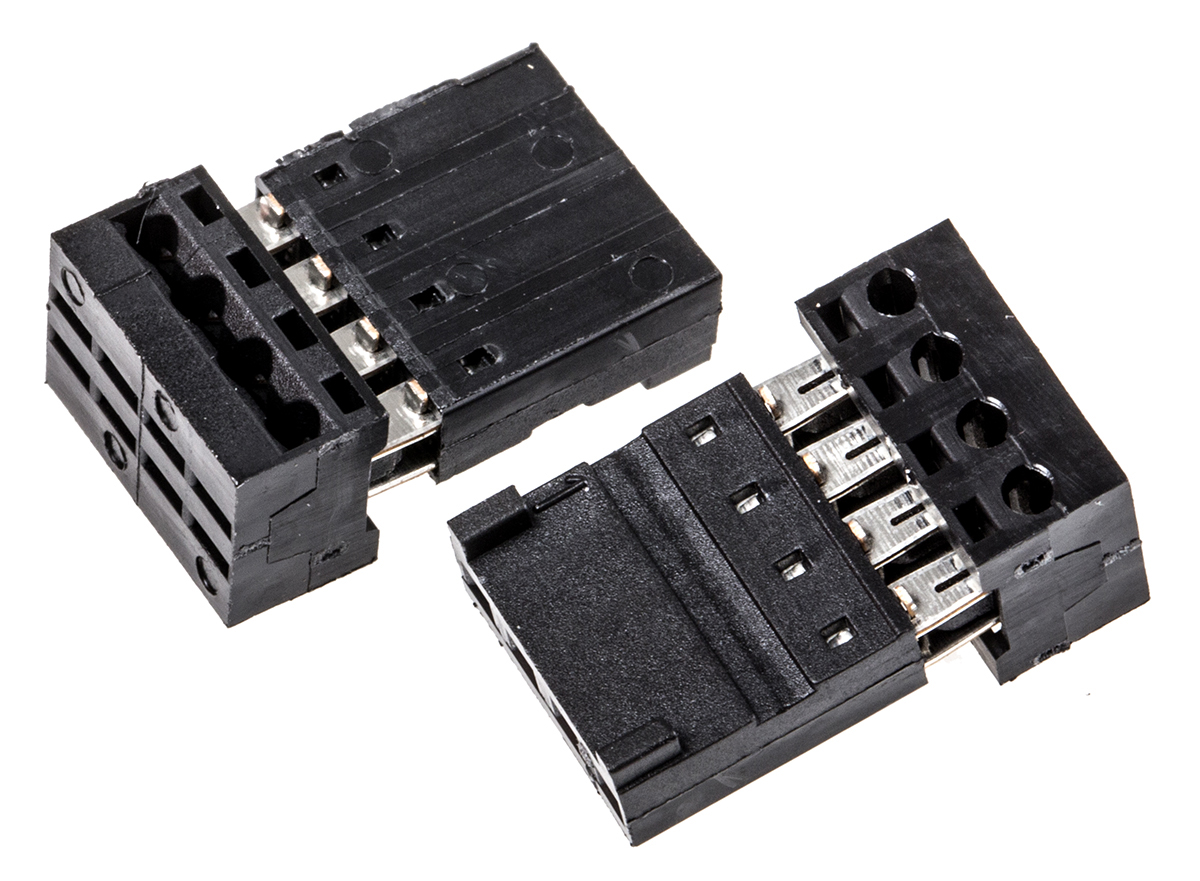Wurth Elektronik 4-Way IDC Connector Socket for Cable Mount, 1-Row