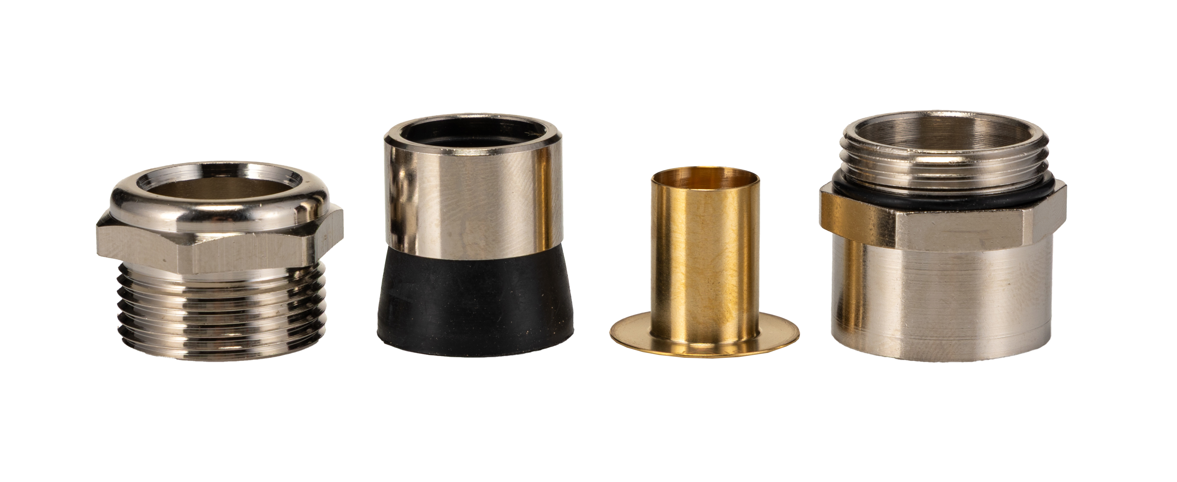 Lapp SKINDICHT Series Metallic Nickel Plated Brass Cable Gland, PG16 Thread, 12mm min., 14.8mm max., IP68
