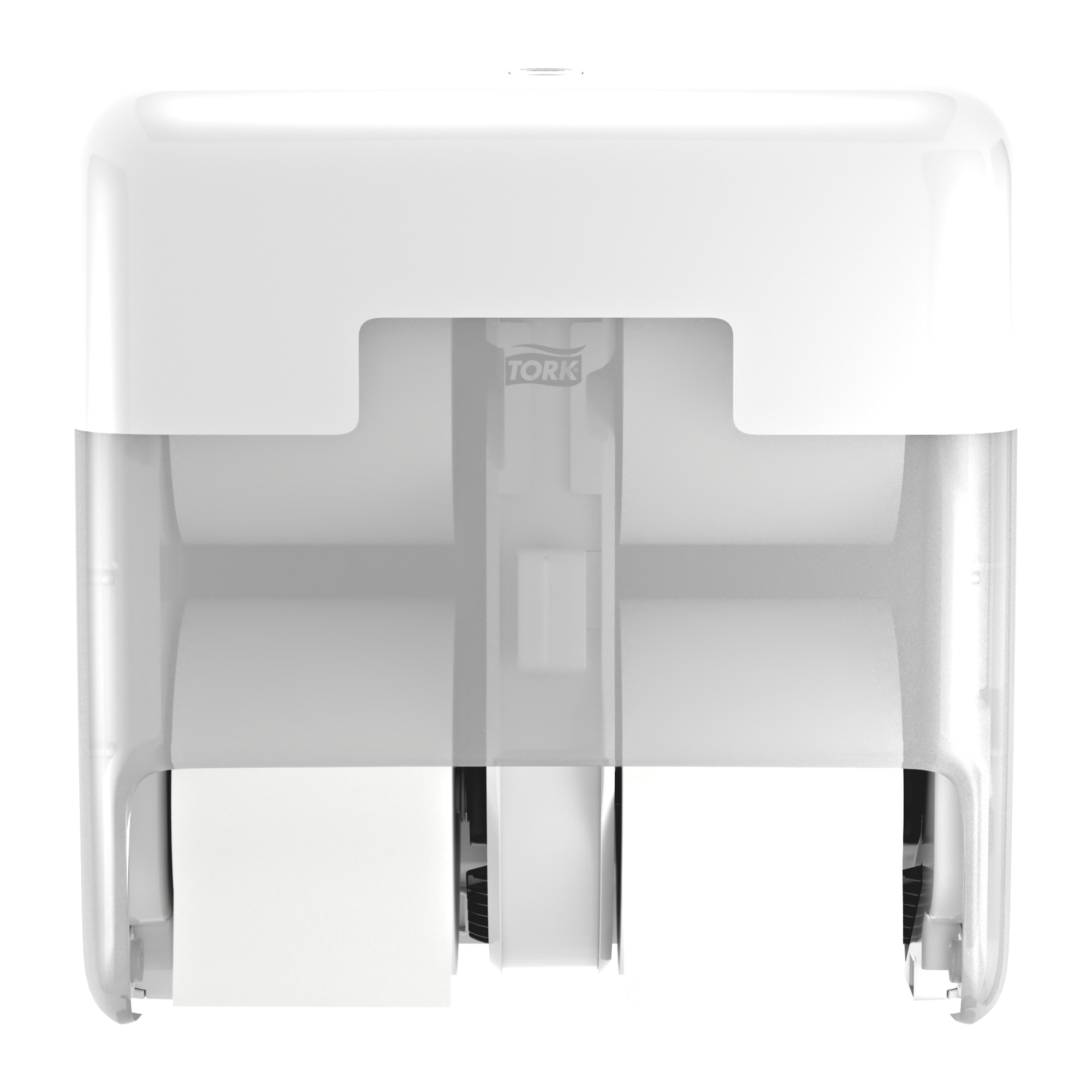 Tork White ABS Toilet Roll Dispenser, 319mm x 323mm x 174mm