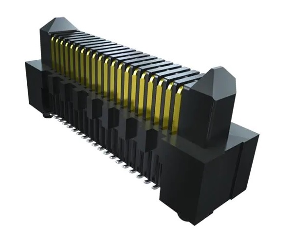 Samtec ERM8 Series Right Angle Surface PCB Header, 100 Contact(s), 0.8 mm Pitch, 2 Row, Shrouded