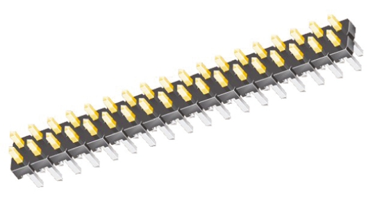Samtec TMM Series Straight Through Hole Pin Header, 60 Contact(s), 2 mm Pitch, 2 Row, Unshrouded