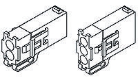 TE Connectivity, Mini-Universal MATE-N-LOK II Female Connector Housing, 4.14mm Pitch, 2 Way, 1 Row