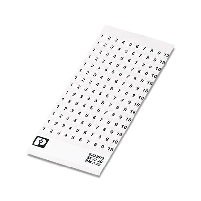 Phoenix Contact, SK Marker Card for use with 3.5 mm Width Terminal Block