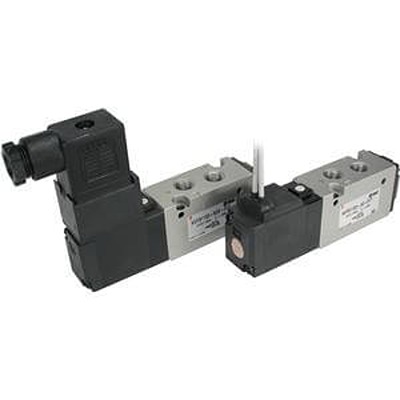 SMC 5 Port Solenoid Valve Solenoid Valve - Solenoid G 1/8 VF1000 Series 24V dc