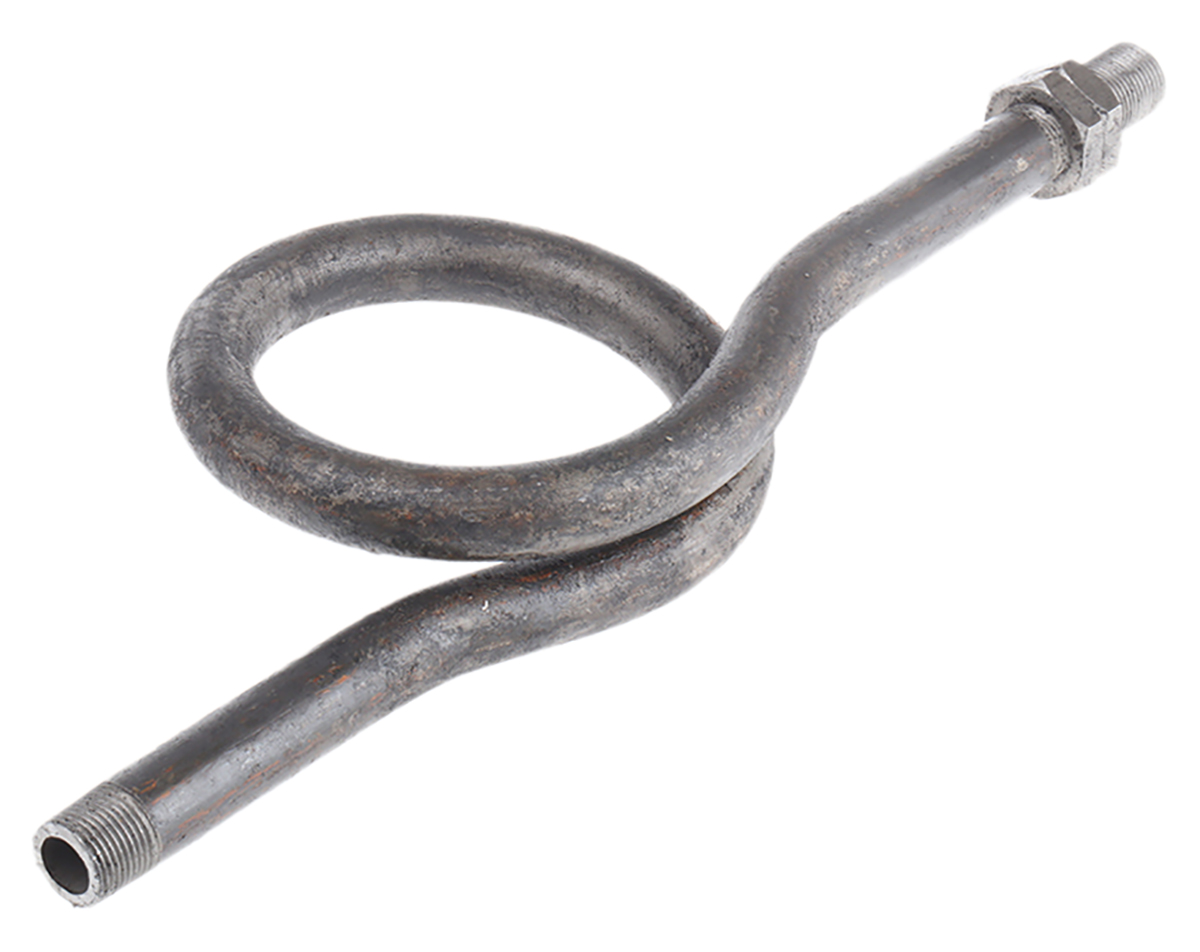 RS PRO Pressure Gauge Syphon, 3/8 in, 3/8 in