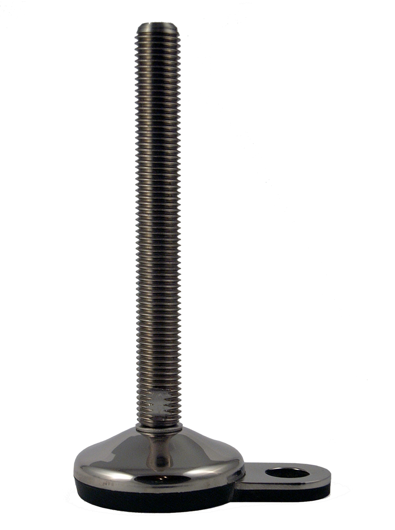RS PRO M20 100mm Dia. Rubber Adjustable Foot, 1500kg Static Load Capacity 10° Tilt Angle