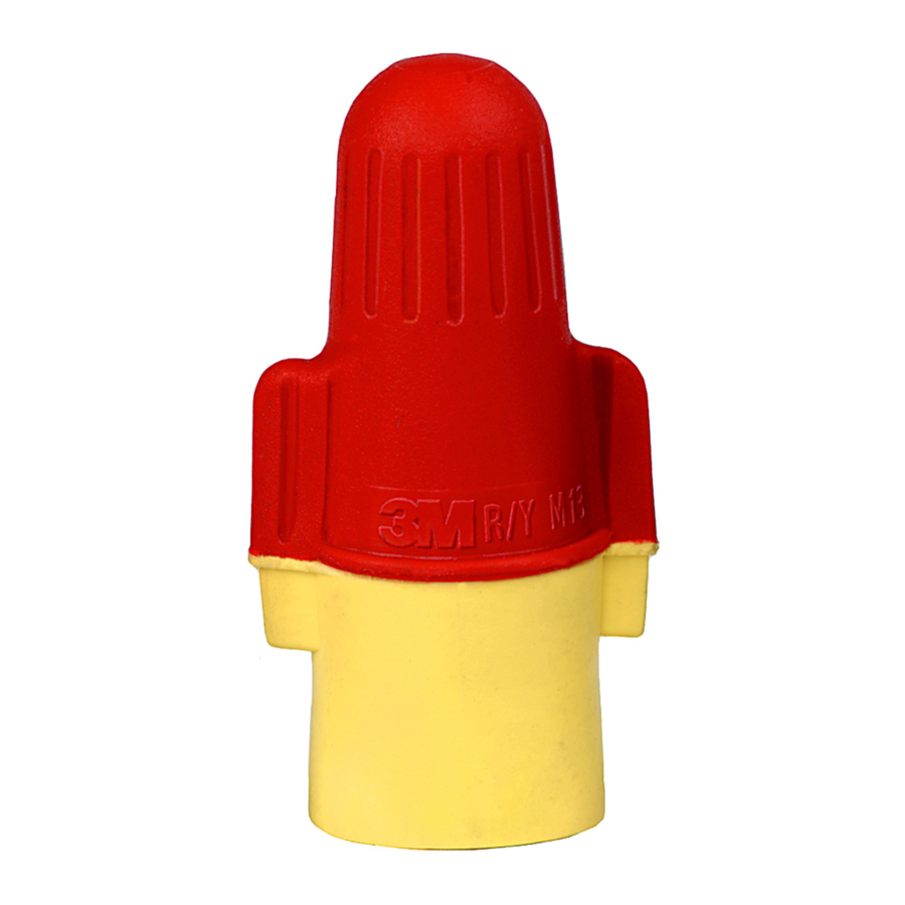 3M, 3M™ Wire Connectors Insulated, Red, Yellow Bullet Connector, 22AWG to 8AWG, 3.7mm Bullet diameter Female