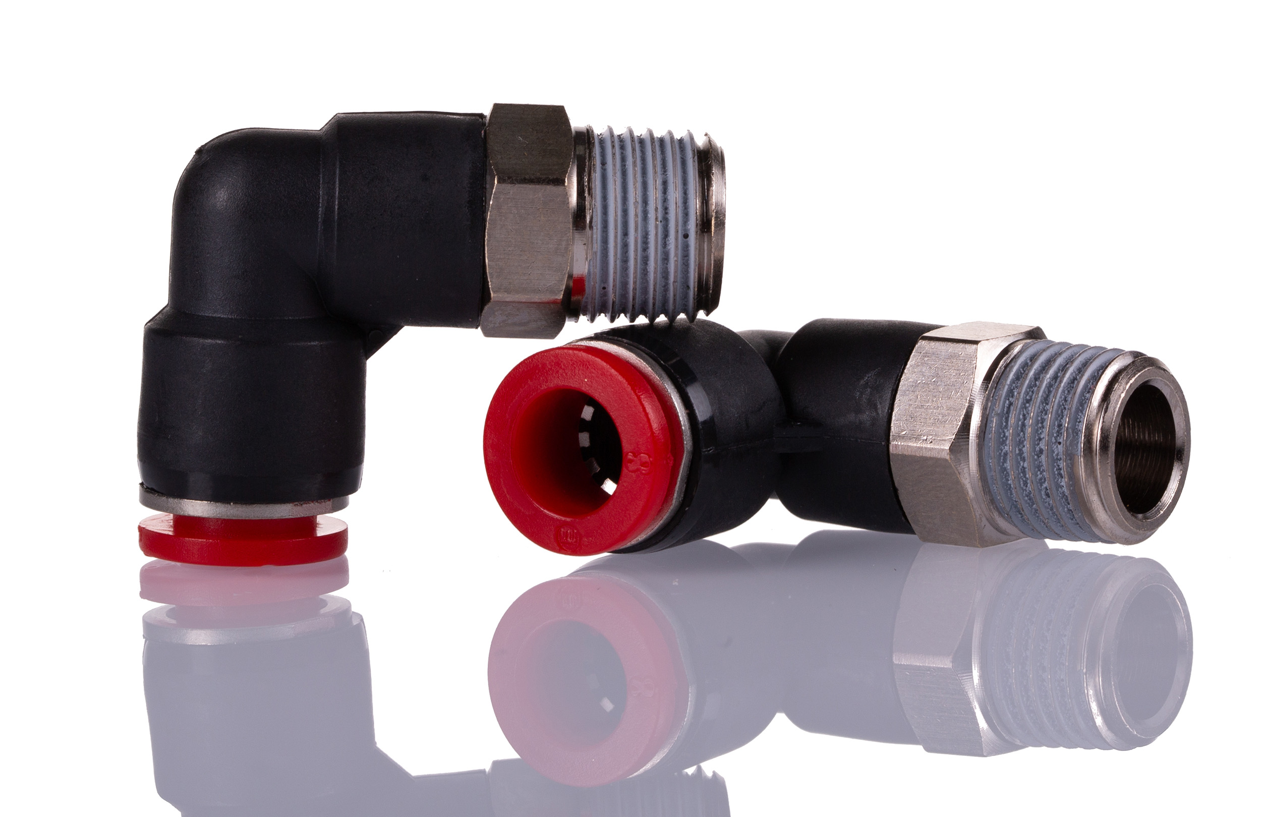 Norgren, R 1/4 to Push In 8 mm, Threaded-to-Tube Connection Style