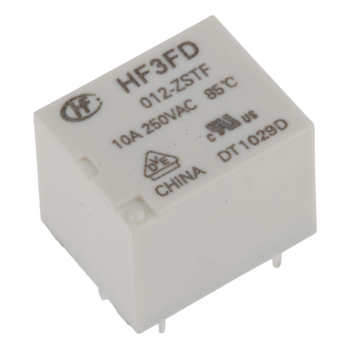 RS PRO PCB Mount Power Relay, 12V dc Coil, 10A Switching Current, SPDT