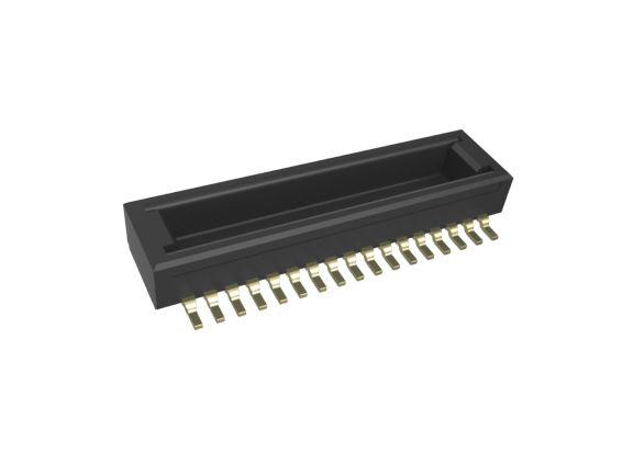 Amphenol Communications Solutions BergStak Series PCB Mount PCB Connector, 30-Contact, 2-Row, 0.4mm Pitch, Pin