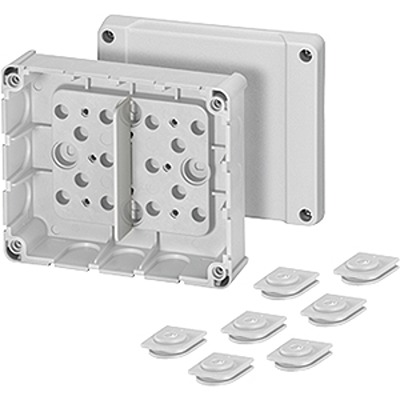HENSEL DP Series Grey Polystyrene Junction Box, IP54, 49 x 139 x 119mm