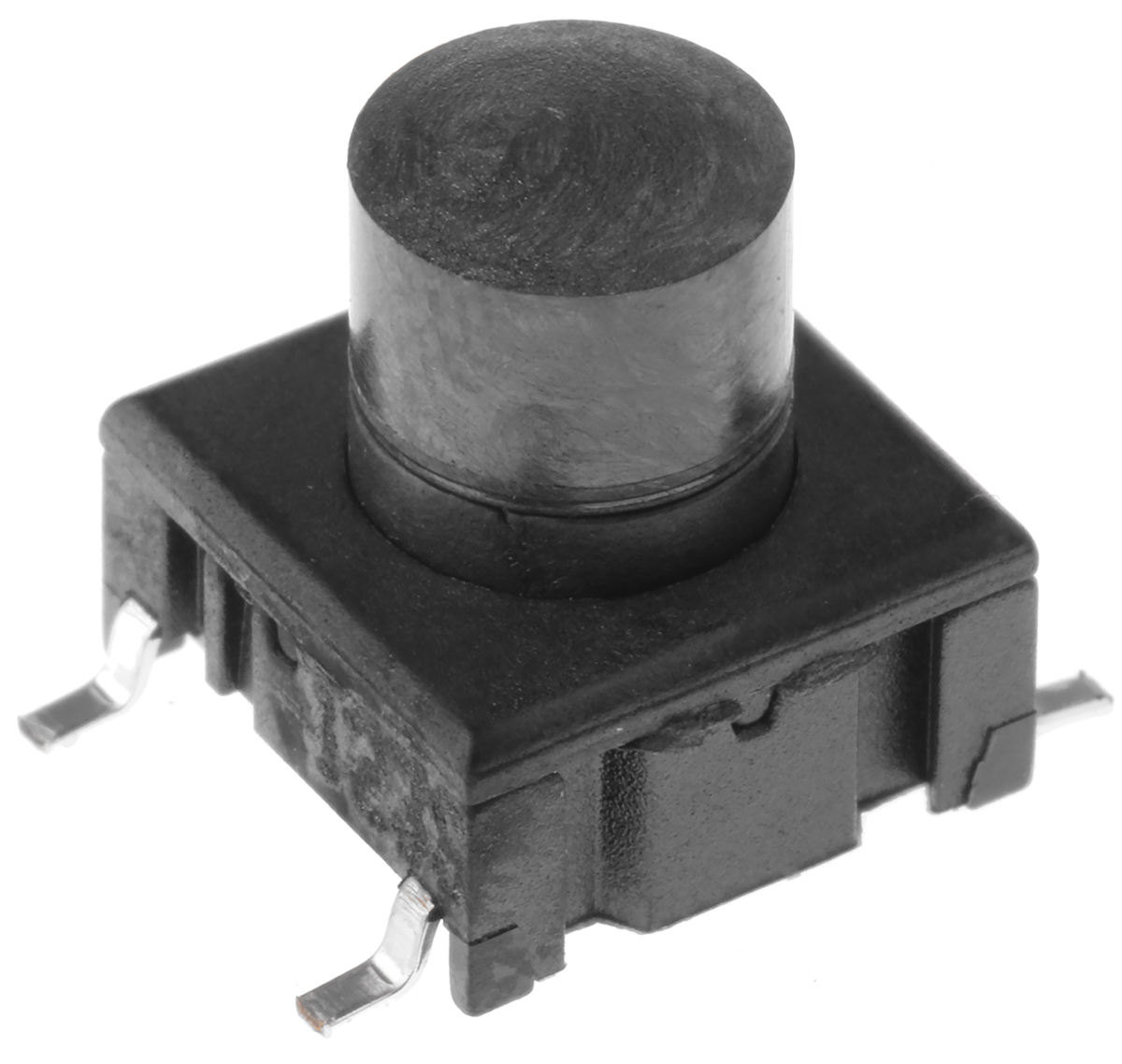 MEC IP67 Black Button Tactile Switch, SPST 50 mA @ 24 V dc 5.9mm PCB