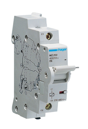 Hager Shunt Release, DIN Rail Mount MZ