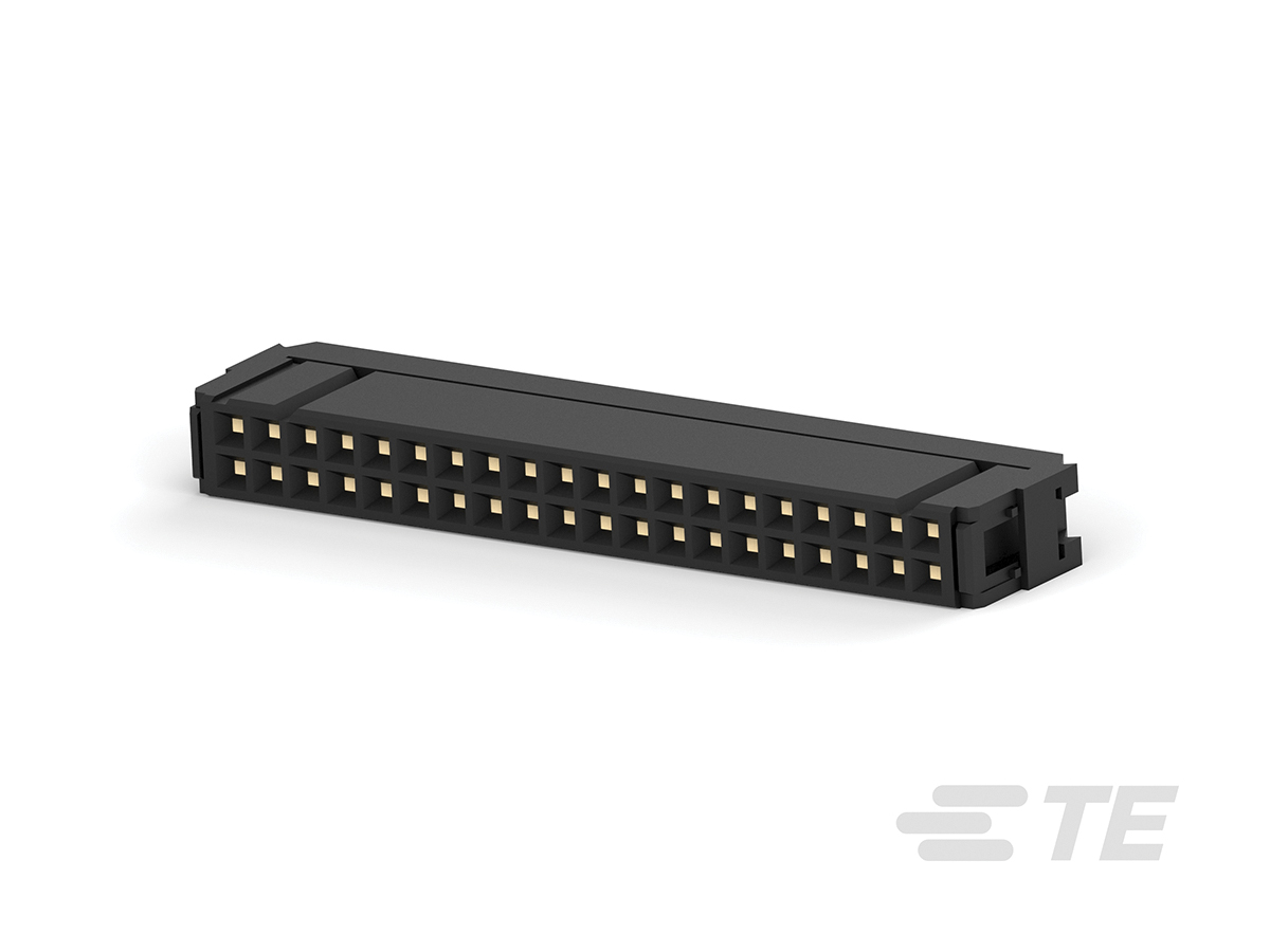 TE Connectivity 40-Way IDC Connector Socket for  Through Hole Mount, 2-Row