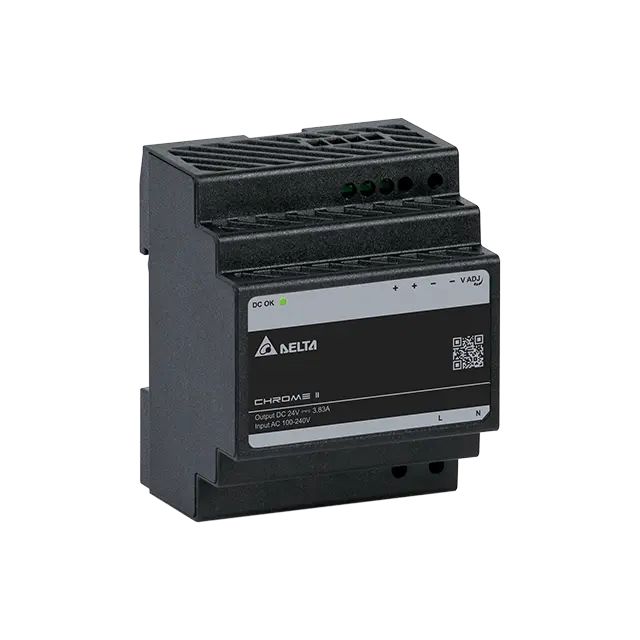 Delta Electronics CHROME II DIN Rail Power Supply, 85 → 264V ac ac Input, 24V dc dc Output, 3.83A Output, 100W