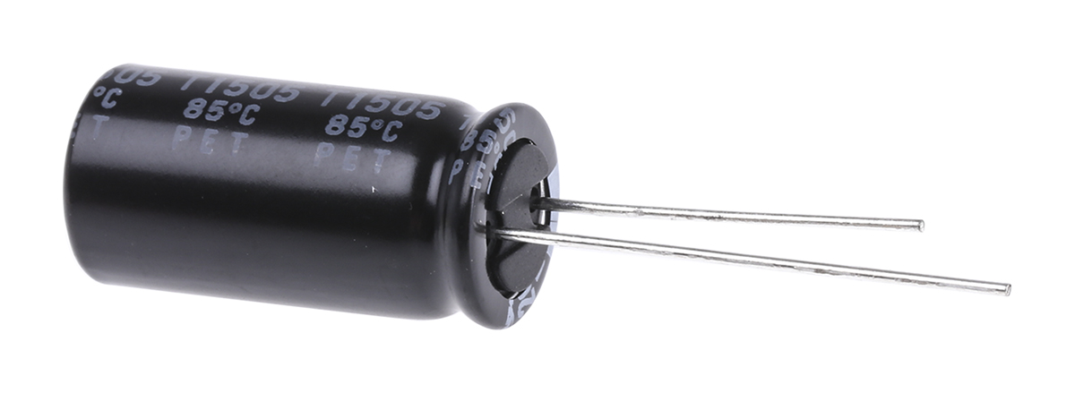 Rubycon 2200μF Aluminium Electrolytic Capacitor 16V dc, Radial, Through Hole - 16PK2200MEFC10X20