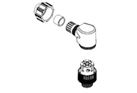 Brad from Molex Circular Connector, 5 Contacts, Cable, M12 Connector, Plug, Male, IP67, Micro-Change Series