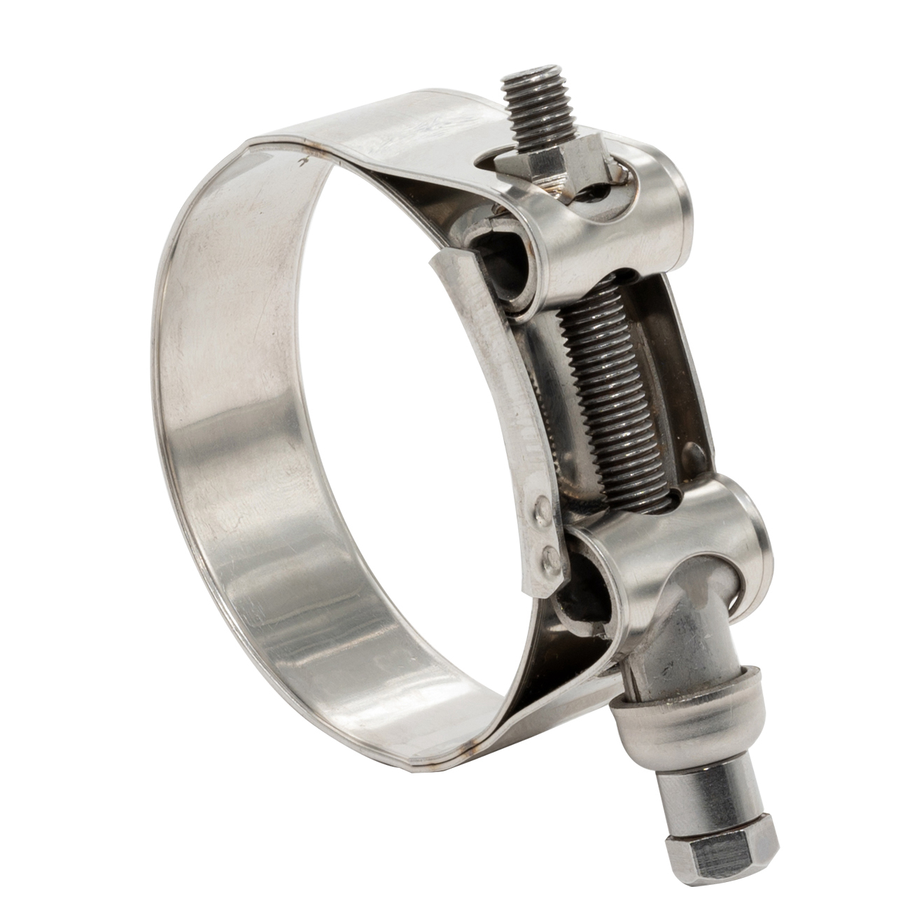 RS PRO Stainless Steel 304 Bolt Head Hose Clamp, 18mm Band Width, 25 → 27mm ID