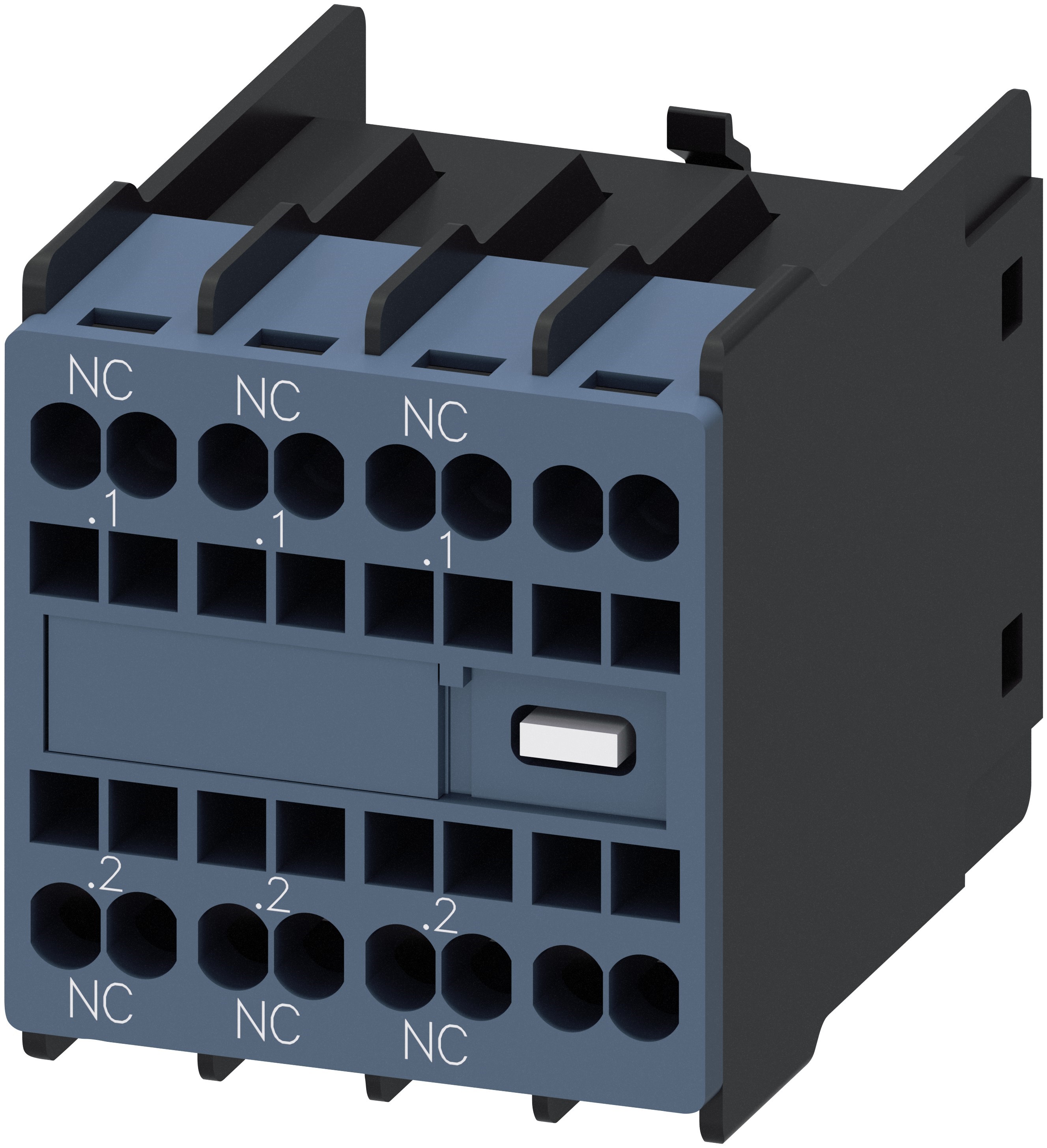 Siemens Auxiliary Contact, 3 Contact, 3NC, Snap-On, Sirius Innovation
