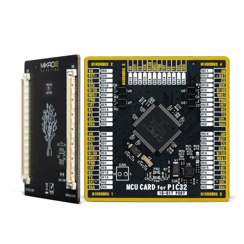 Brand-Rex MCU CARD For PIC32 PIC32MX675F256L Microcontroller Development Board MIKROE-4567