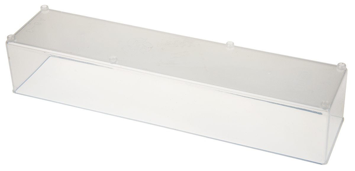 Raaco Transparent PP Compartment Box, 47mm x 55mm x 235mm