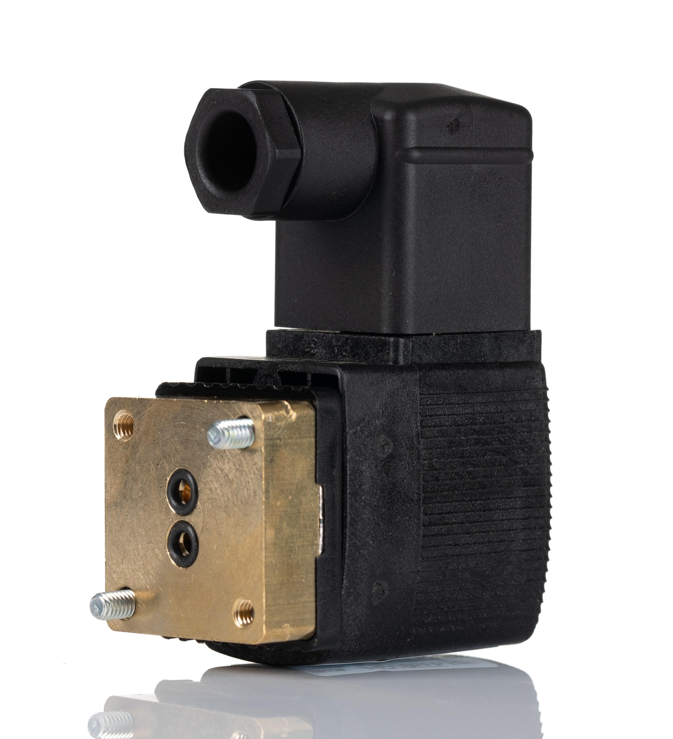 Burkert Solenoid Valve 125367, 3 Port, NC, 24 V dc