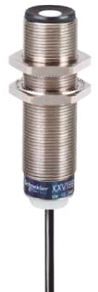 Telemecanique Sensors Ultrasonic Threaded Barrel Proximity Sensor, M18, 50 mm Detection, NPN NO, 12 → 24 V dc