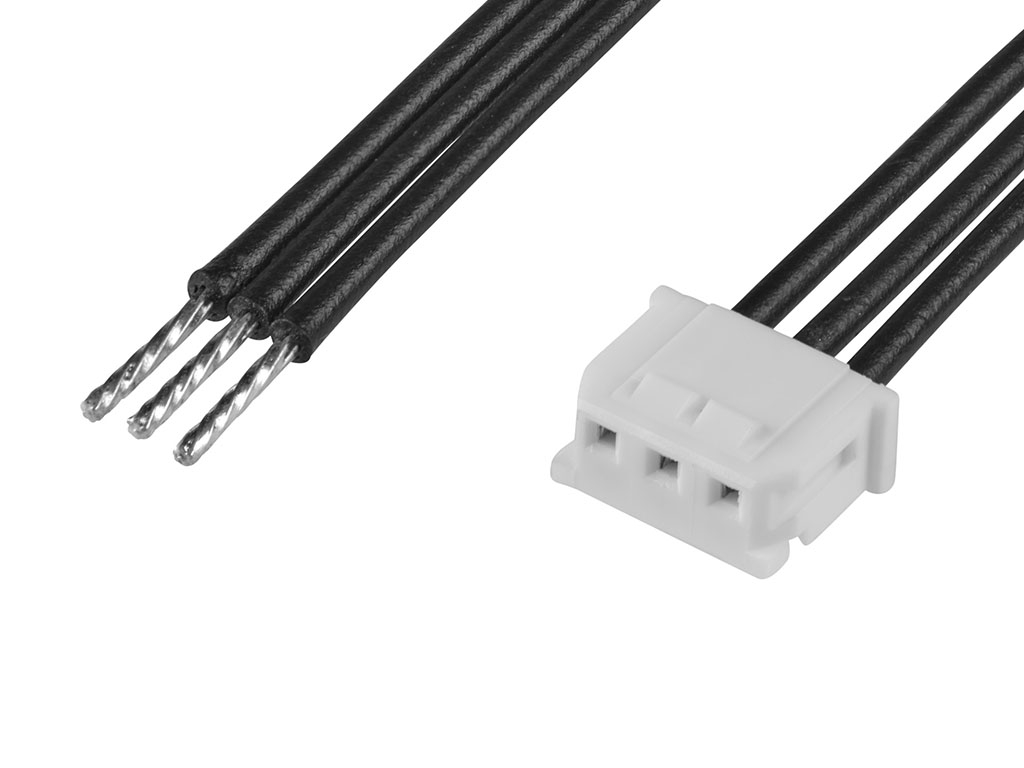 Molex 3 Way Female to 3 Way Pigtail Wire to Board Cable, 300mm