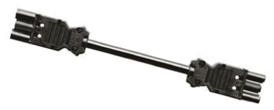 Wieland GST18i Series Cable Assembly, 3-Pole, Male to Female, 16A, IP40