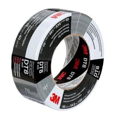 3M DT8 Duct Tape, 54.8m x 48mm, Black