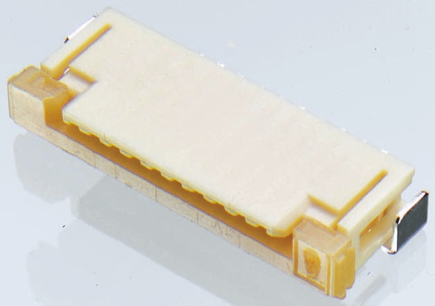 Molex, Easy-On, 52271 1mm Pitch 7 Way Right Angle Female FPC Connector, ZIF Bottom Contact