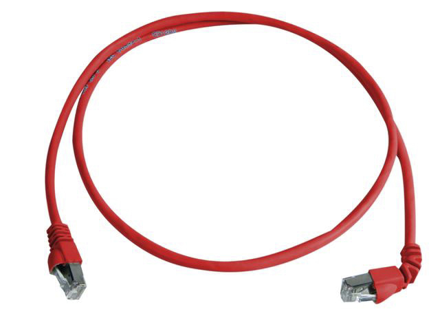 Telegartner, 2m Cat6a, Red RJ45 to Male RJ45 Male, S/FTP Shielded, Terminated LSZH Sheath