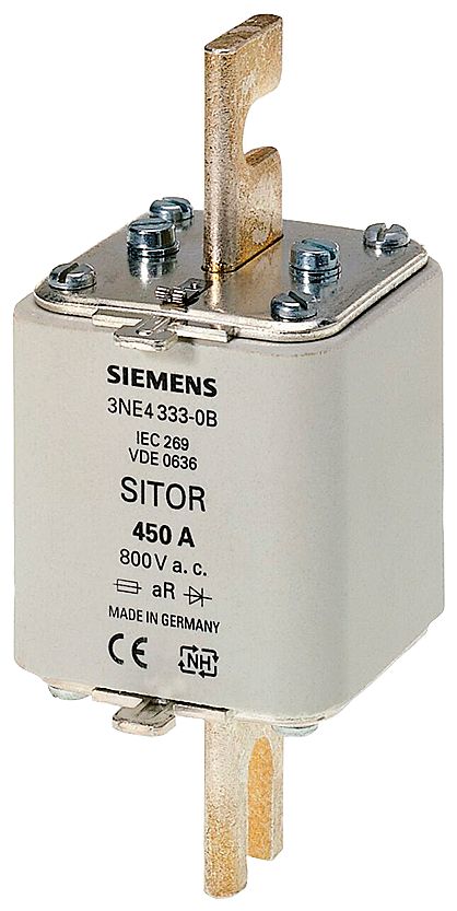Siemens 450A NH2 German Standard Fuse, aR, 800V