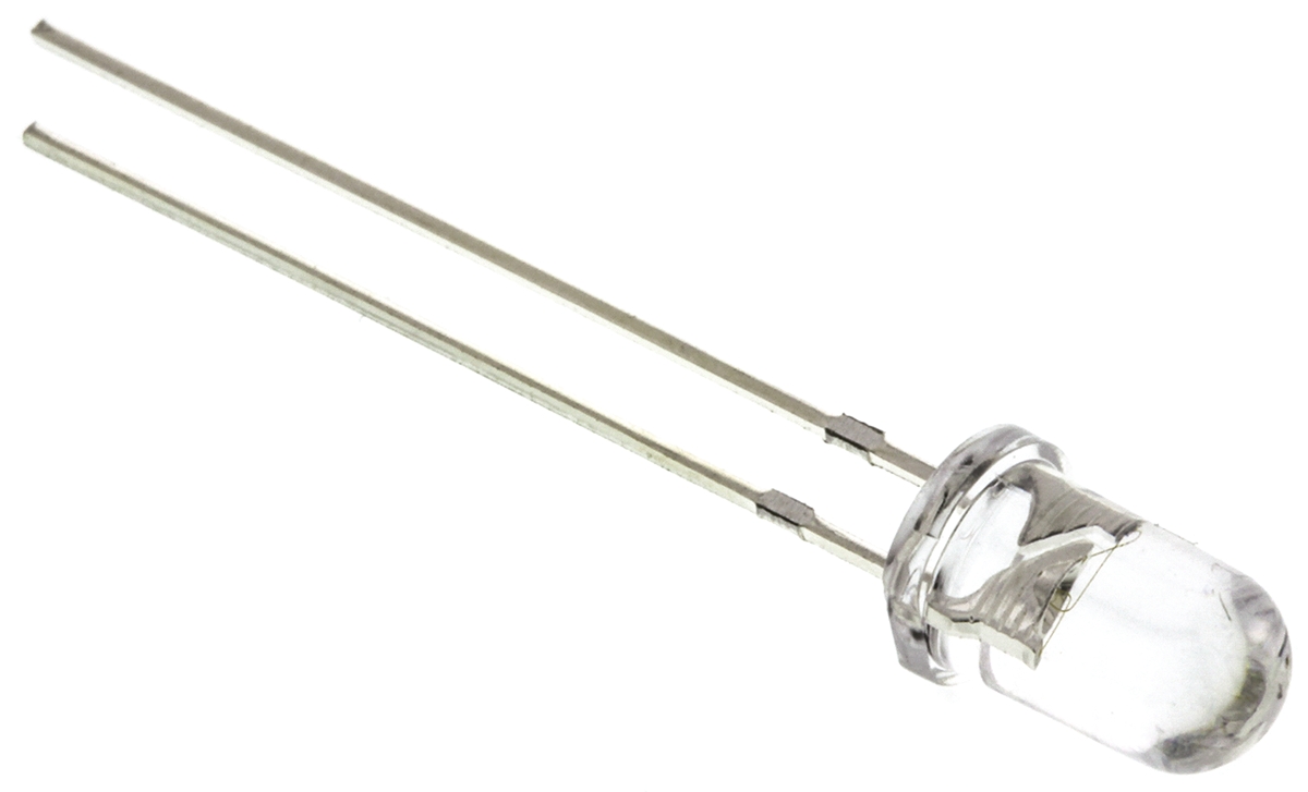 UV5TZ-390-30 Bivar, UV LED, 390nm 40mW 30 °, 2-Pin Through Hole package