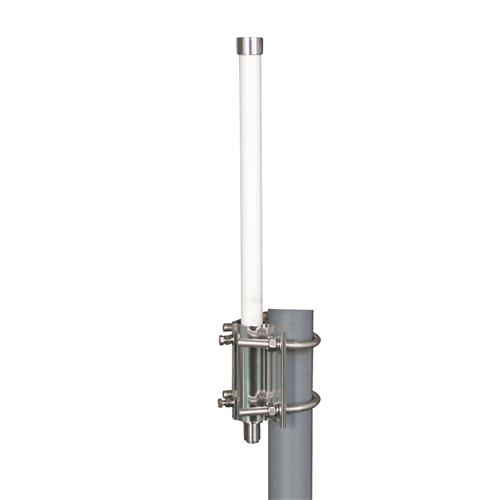 L-Com HG903UP-NF Rod Antenna with N Type Connector, MIMO 2x2, Omni-directional