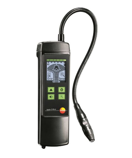Testo 316-4 Handheld Refrigerant Leak Detector for Ammonia Detection, Audible Alarm