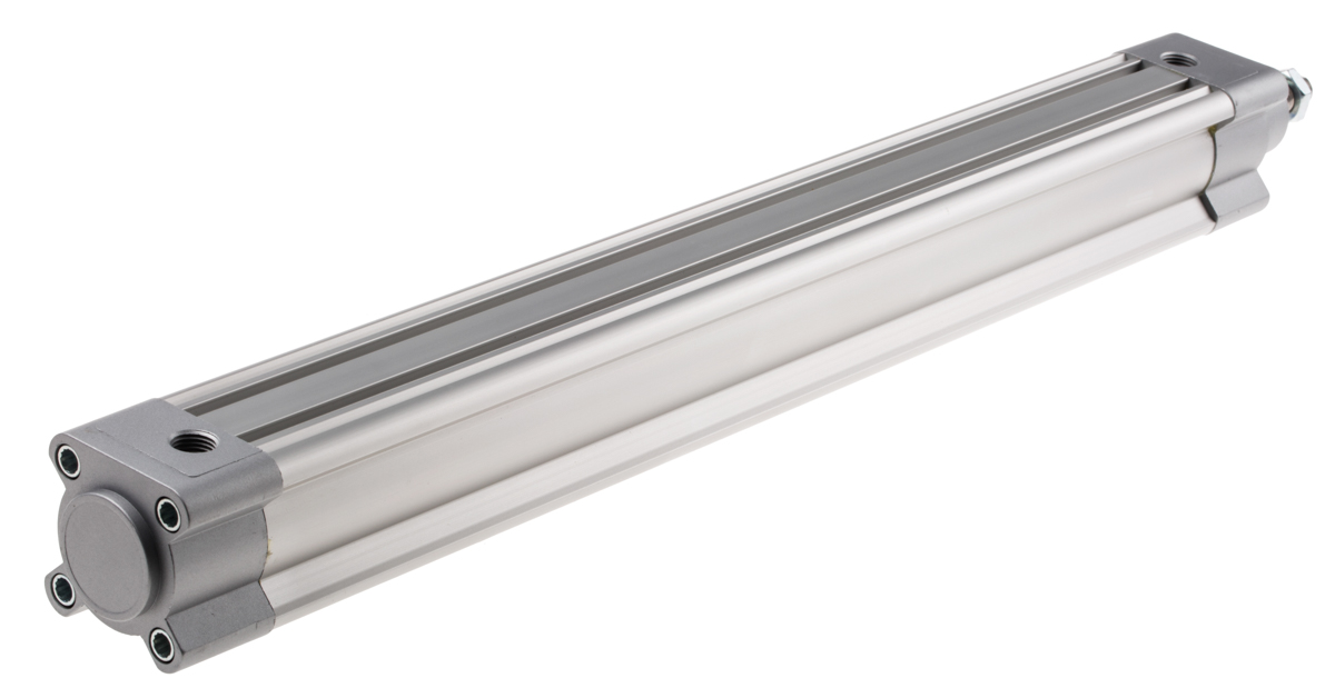 Festo Pneumatic Piston Rod Cylinder - 1376913 40 mm Bore, 400 mm DSBC Series, Double Acting Acting
