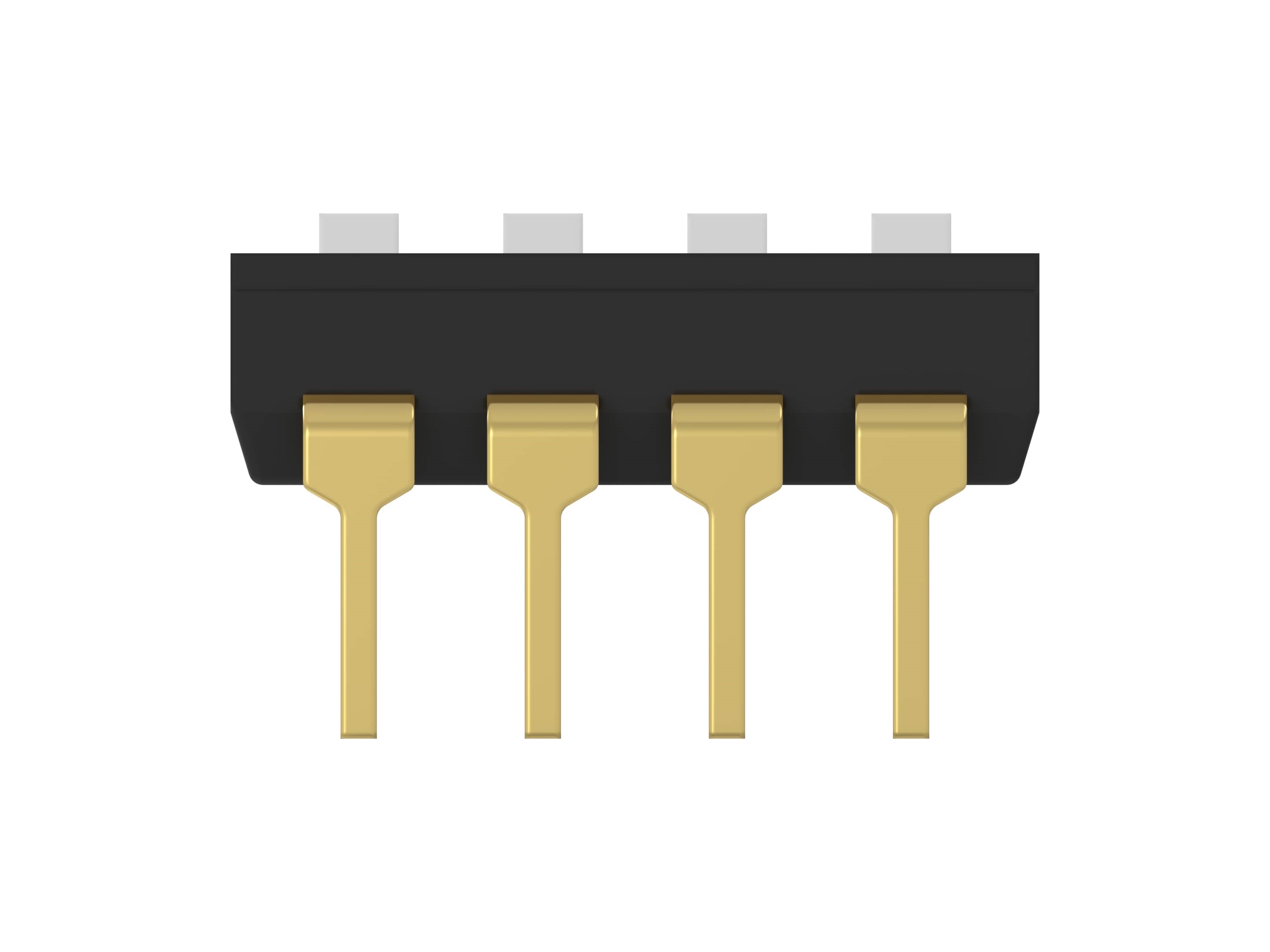 TE Connectivity 4 Way Through Hole DIP Switch SPST, Extended Actuator
