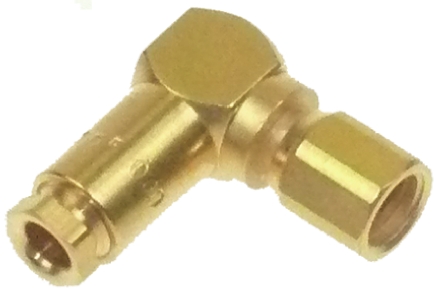 Radiall, Plug Cable Mount SMC Connector, 50Ω, Right Angle Body