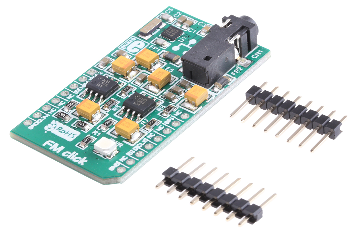 MikroElektronika FM click Si4703 mikroBus Click Board 76 → 108MHz MIKROE-1431