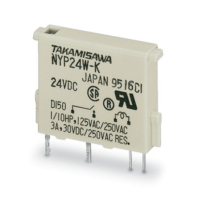 Phoenix Contact Plug In Power Relay, 24V dc Coil, 1mA Switching Current, SPST