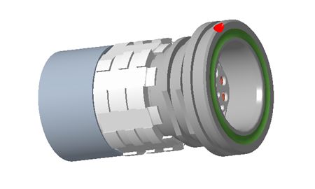 Amphenol NEXUS Technologies Industrial Circular Connector, 9 Contacts, Cable, Socket, Female, IP68, IP69K, A10WDM Series