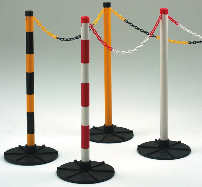 JSP Red & White Chain Barrier
